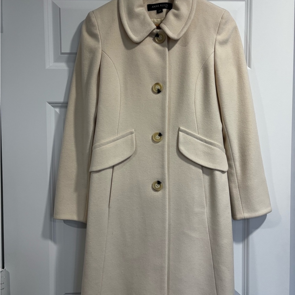 Anne Klein Cream Coat